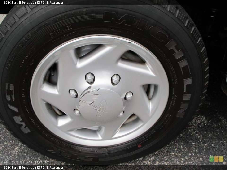 2010 Ford E Series Van E350 XL Passenger Wheel and Tire Photo #72953661