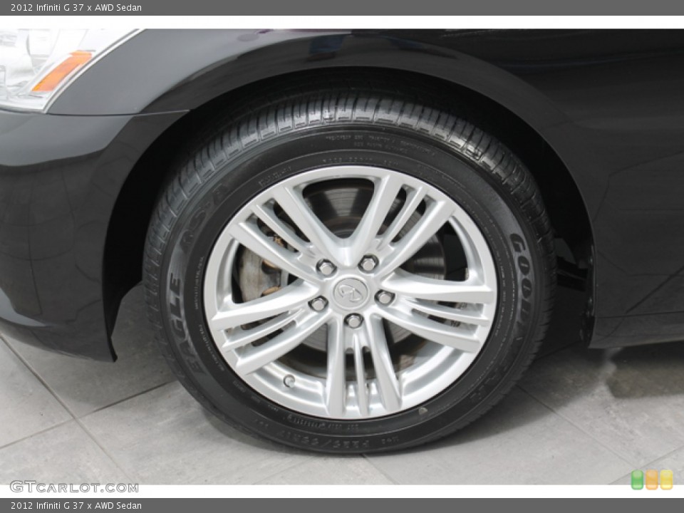 2012 Infiniti G 37 x AWD Sedan Wheel and Tire Photo #72964761