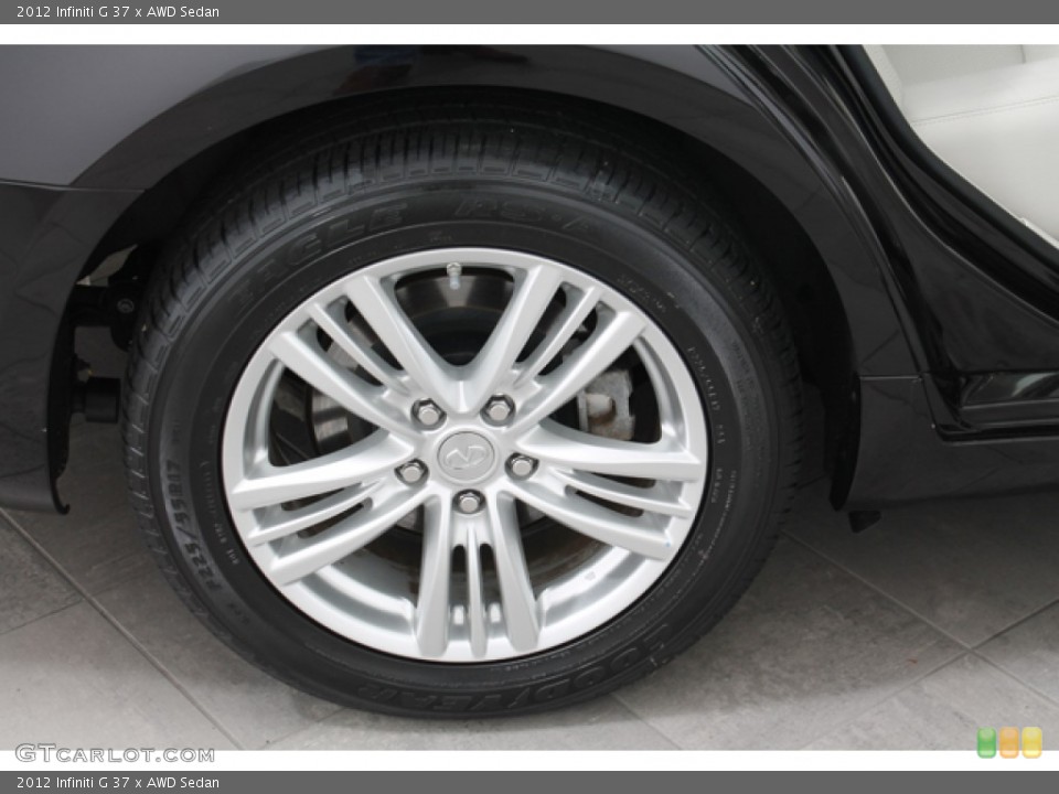 2012 Infiniti G 37 x AWD Sedan Wheel and Tire Photo #72964785
