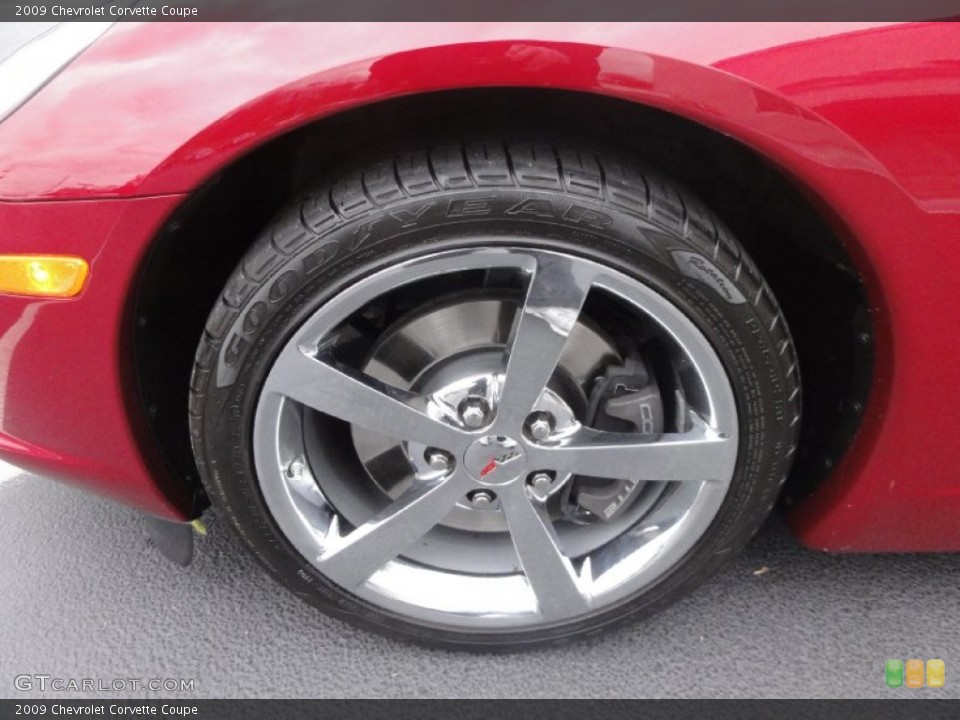 2009 Chevrolet Corvette Coupe Wheel and Tire Photo #72964947