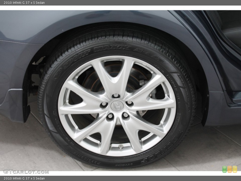2010 Infiniti G 37 x S Sedan Wheel and Tire Photo #72965604