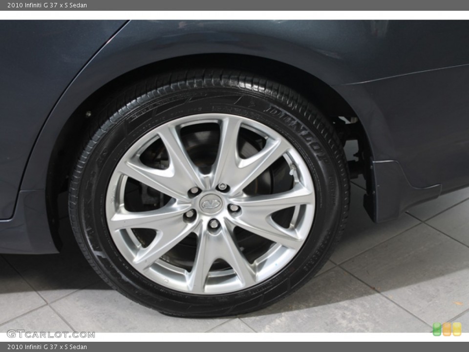 2010 Infiniti G 37 x S Sedan Wheel and Tire Photo #72965628