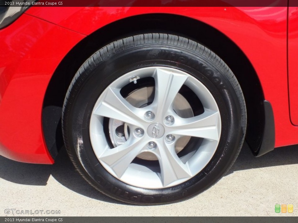 2013 Hyundai Elantra Coupe GS Wheel and Tire Photo #72970262
