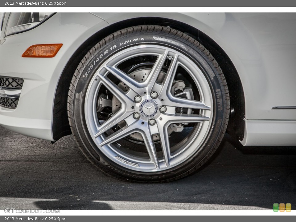2013 Mercedes-Benz C 250 Sport Wheel and Tire Photo #72972999