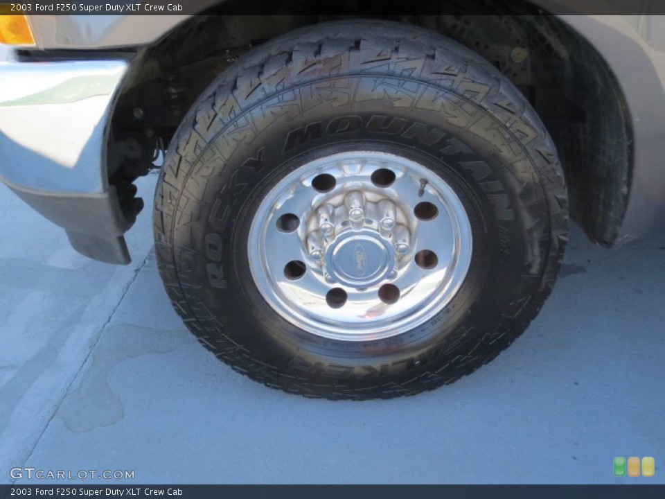 2003 Ford F250 Super Duty XLT Crew Cab Wheel and Tire Photo #72977193