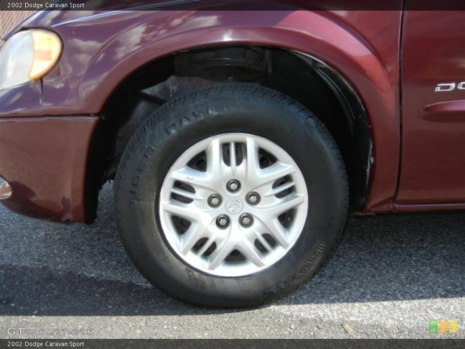 2002 Dodge Caravan Sport Wheel and Tire Photo #72977766