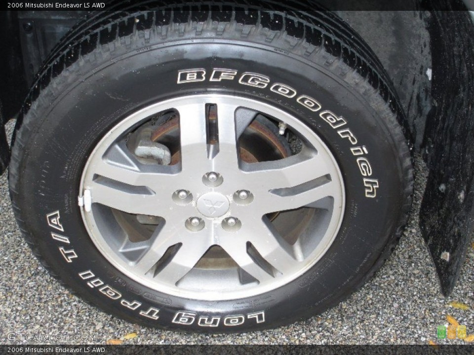 2006 Mitsubishi Endeavor LS AWD Wheel and Tire Photo #72988122