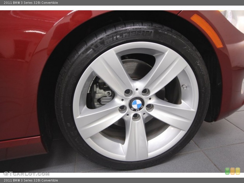 2011 BMW 3 Series 328i Convertible Wheel and Tire Photo #72989937