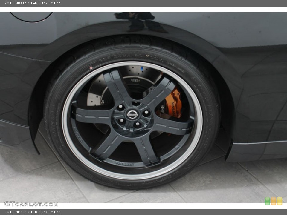 2013 Nissan GT-R Black Edition Wheel and Tire Photo #72999079