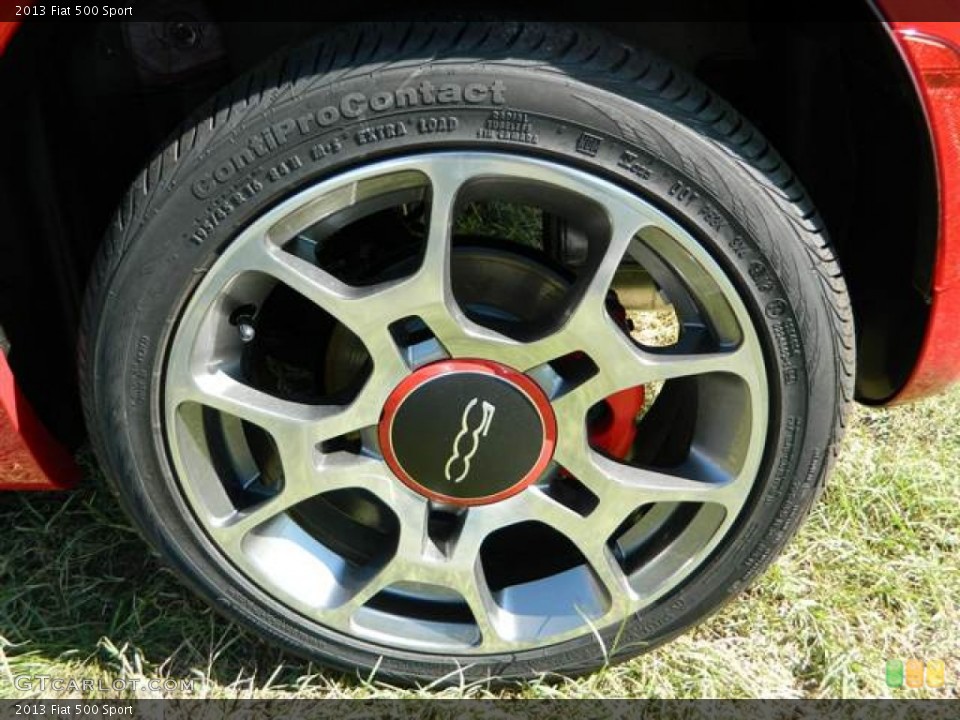 2013 Fiat 500 Sport Wheel and Tire Photo #72999458