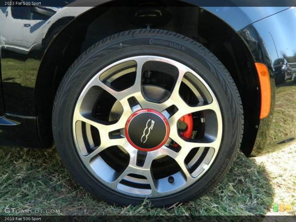 2013 Fiat 500 Sport Wheel and Tire Photo #72999634