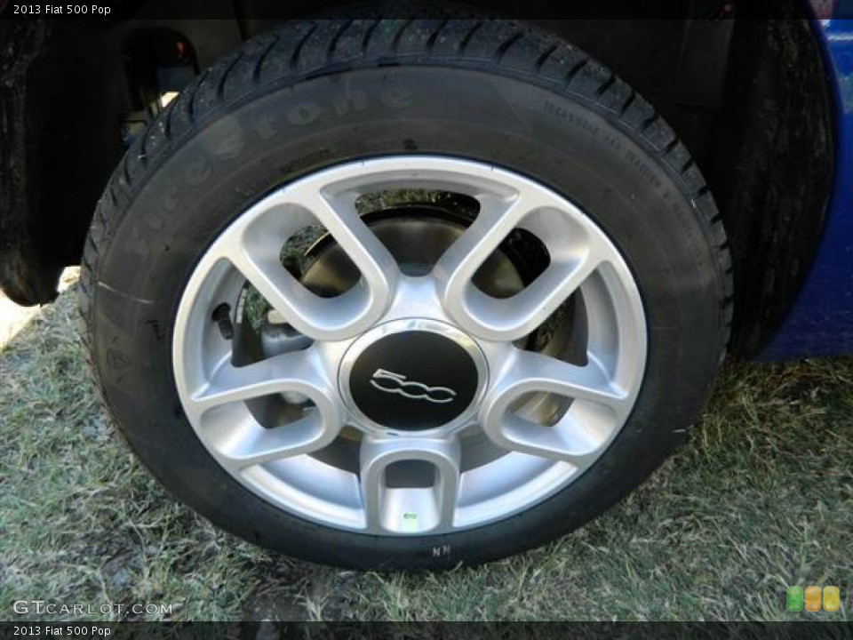 2013 Fiat 500 Pop Wheel and Tire Photo #73000266