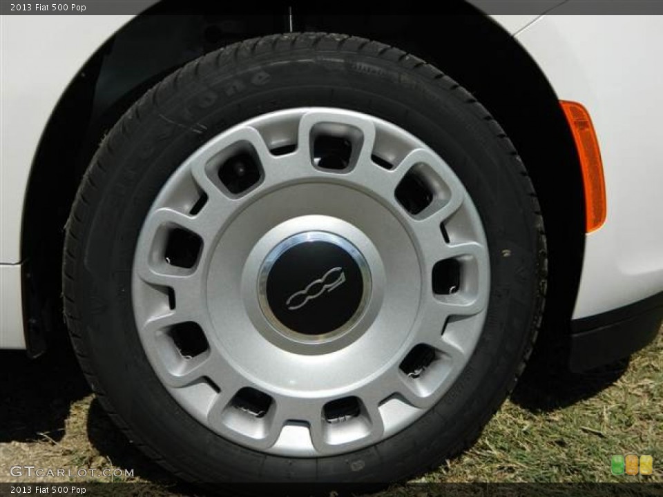 2013 Fiat 500 Pop Wheel and Tire Photo #73002220