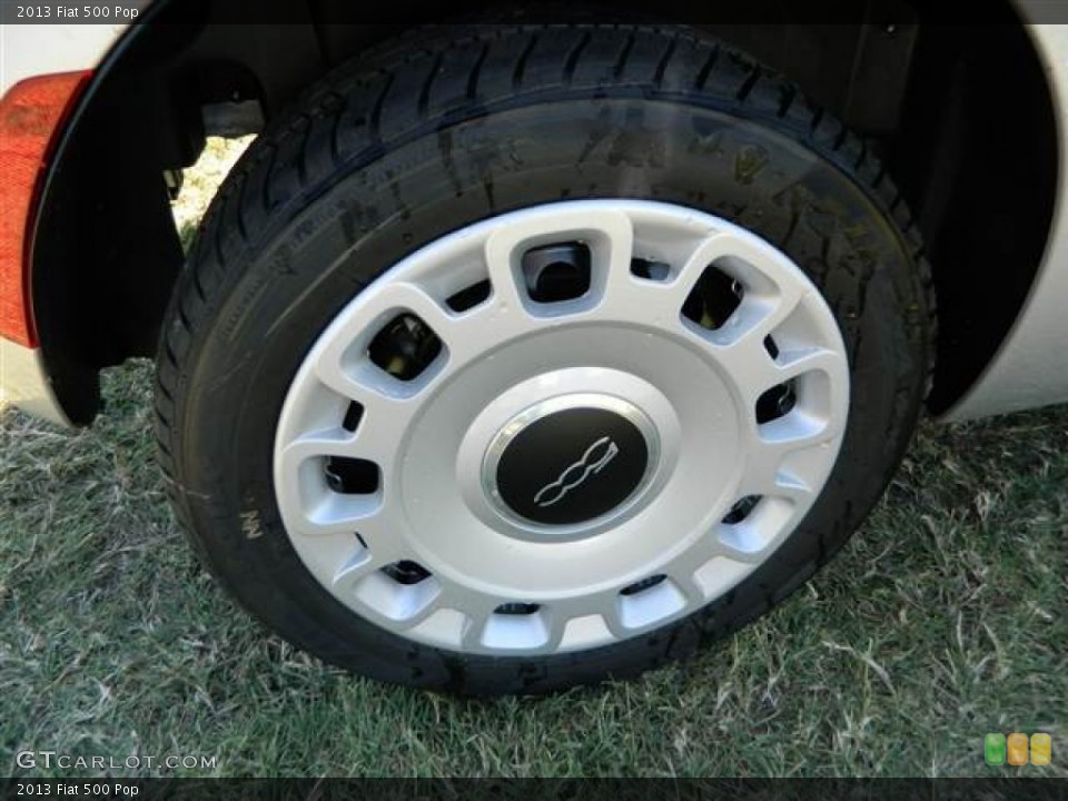 2013 Fiat 500 Pop Wheel and Tire Photo #73002454