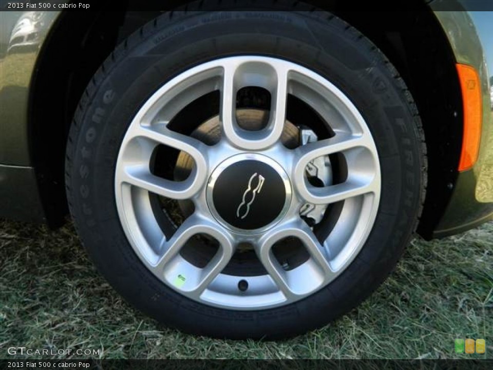 2013 Fiat 500 c cabrio Pop Wheel and Tire Photo #73002610