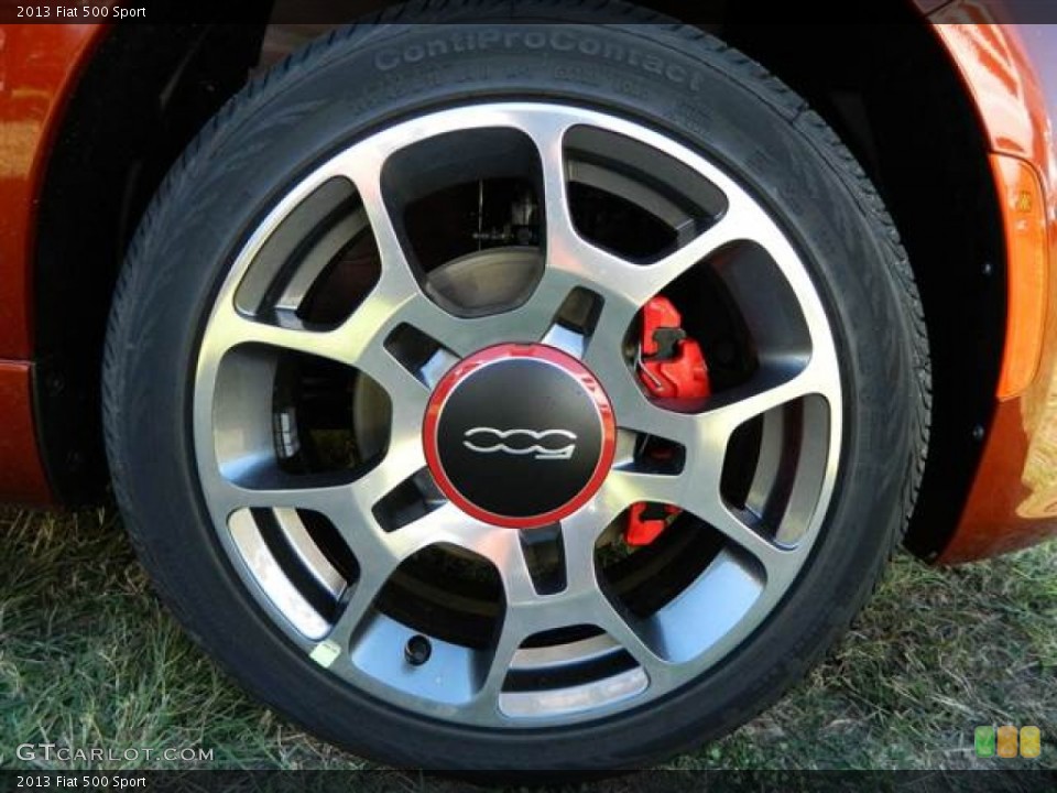 2013 Fiat 500 Sport Wheel and Tire Photo #73004018