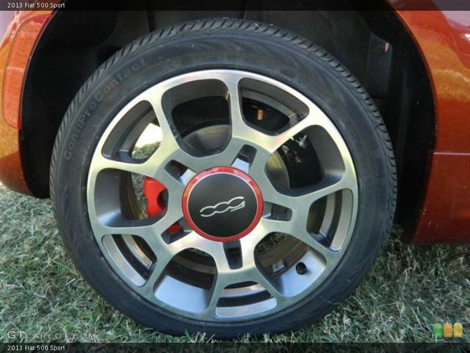 2013 Fiat 500 Sport Wheel and Tire Photo #73004206