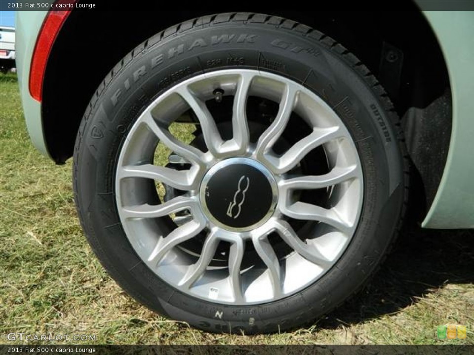 2013 Fiat 500 c cabrio Lounge Wheel and Tire Photo #73004593