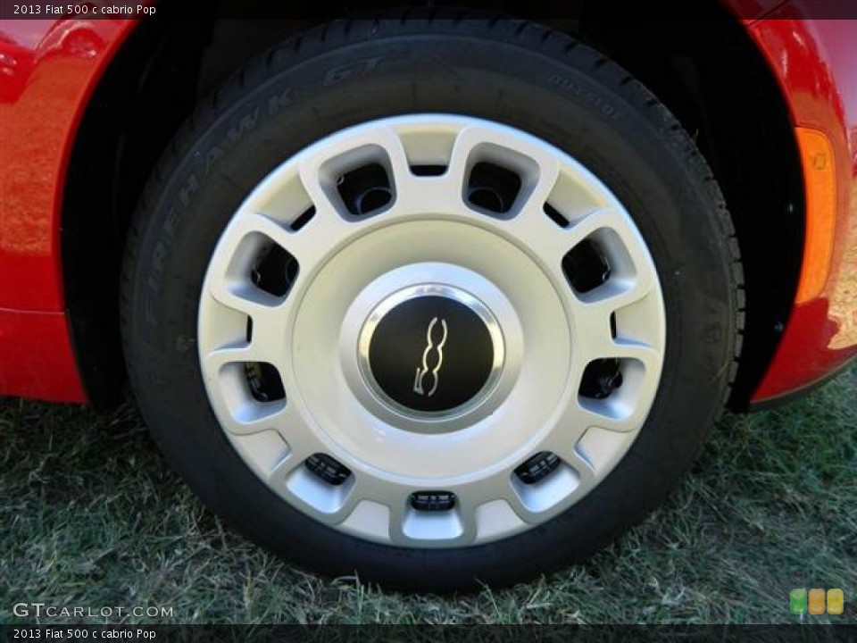 2013 Fiat 500 c cabrio Pop Wheel and Tire Photo #73004802