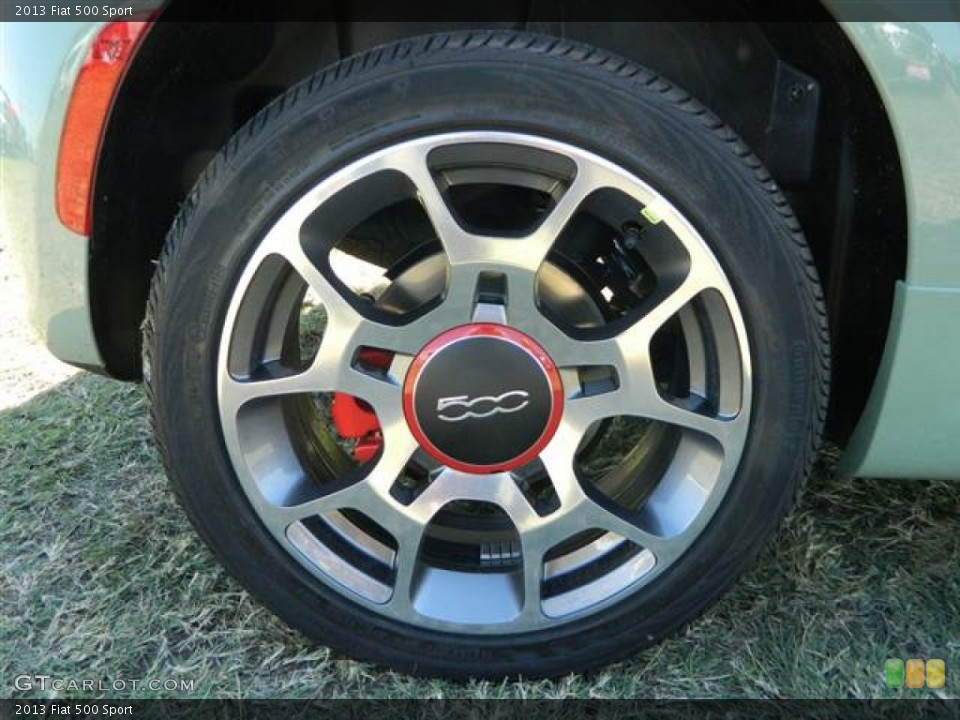 2013 Fiat 500 Sport Wheel and Tire Photo #73006060