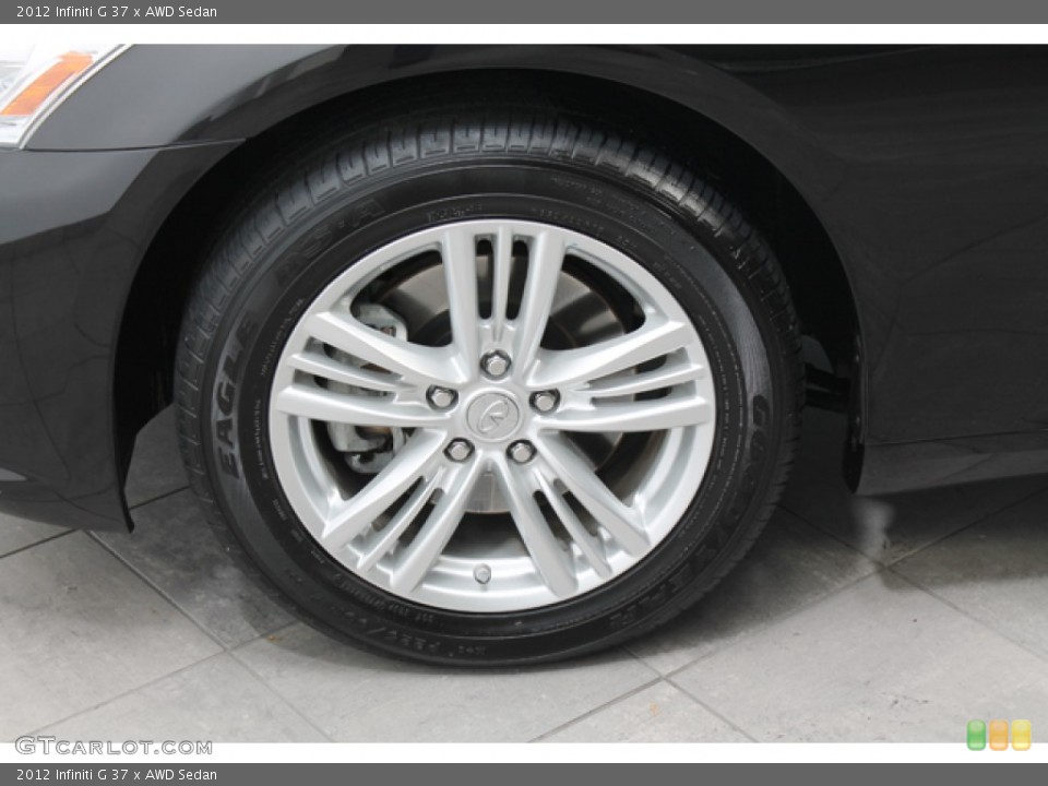 2012 Infiniti G 37 x AWD Sedan Wheel and Tire Photo #73006357