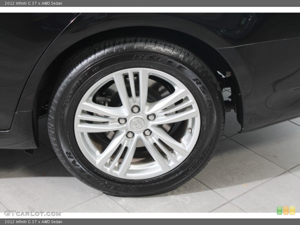 2012 Infiniti G 37 x AWD Sedan Wheel and Tire Photo #73006383