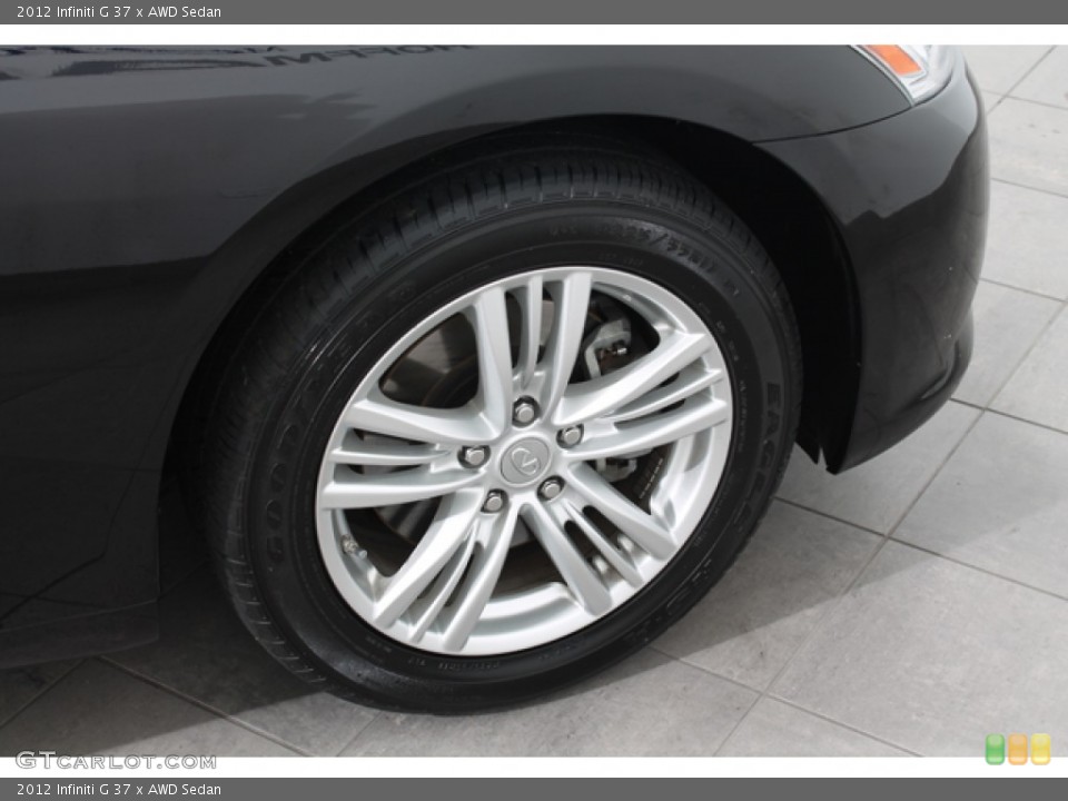 2012 Infiniti G 37 x AWD Sedan Wheel and Tire Photo #73006450