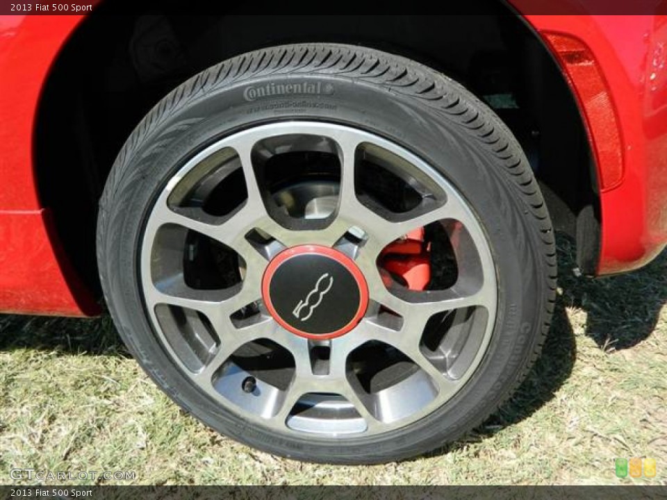 2013 Fiat 500 Sport Wheel and Tire Photo #73006525