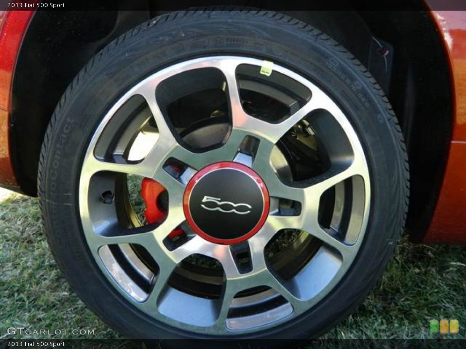 2013 Fiat 500 Sport Wheel and Tire Photo #73006693