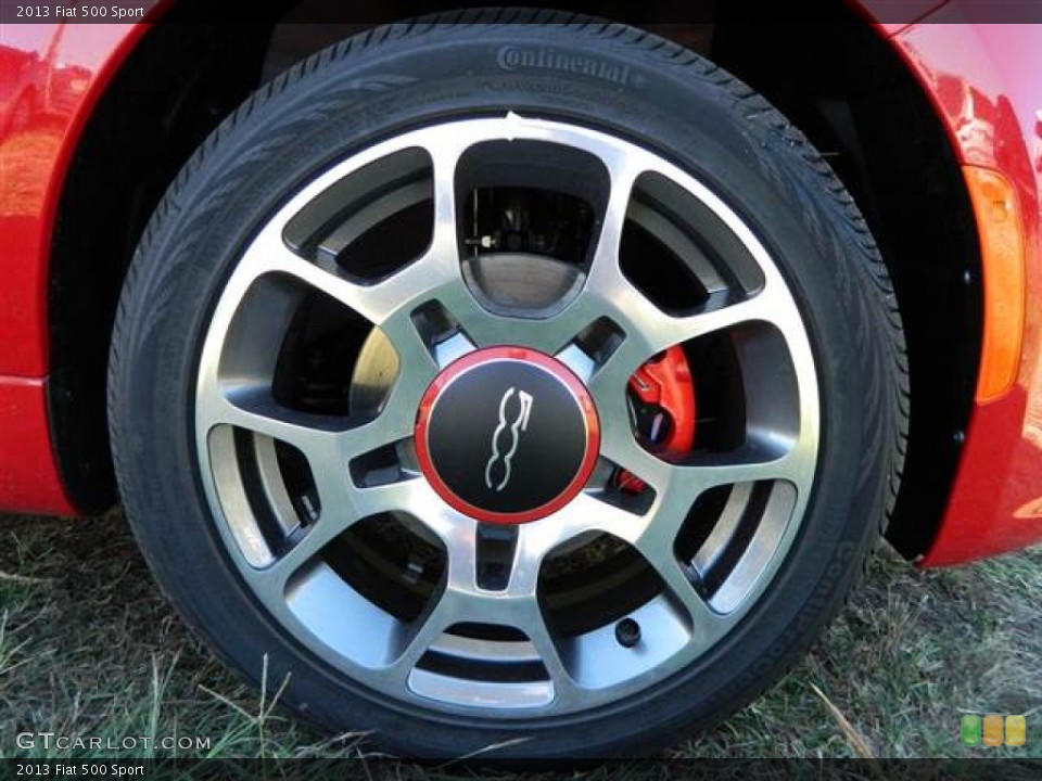 2013 Fiat 500 Sport Wheel and Tire Photo #73006906