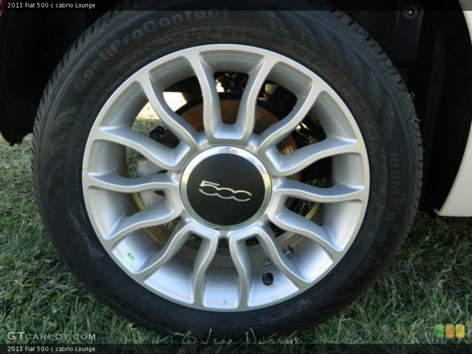 2013 Fiat 500 c cabrio Lounge Wheel and Tire Photo #73007117
