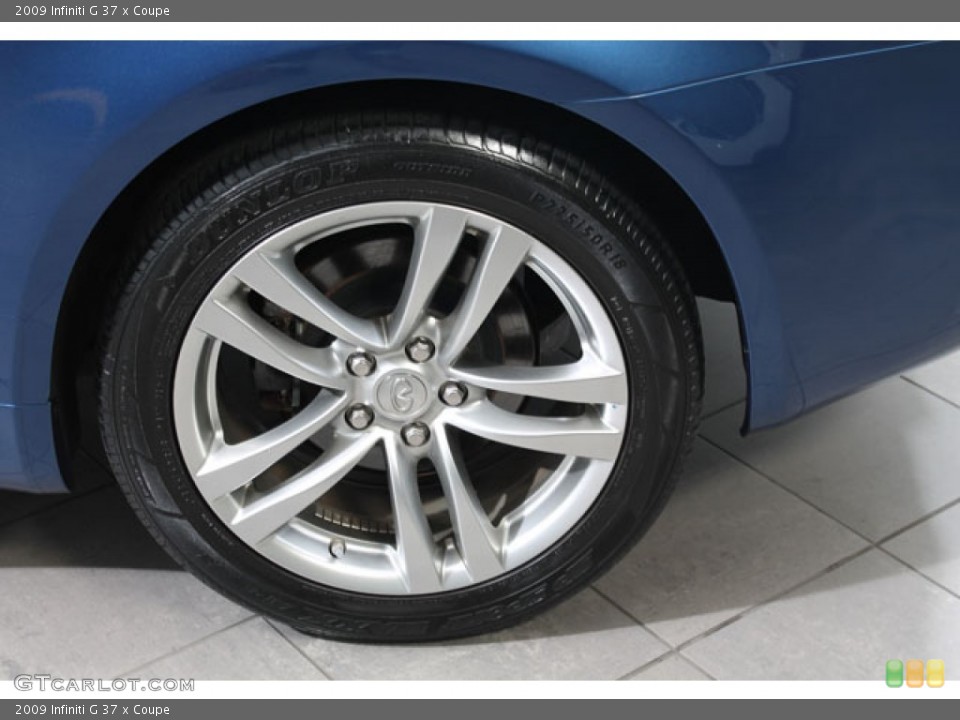 2009 Infiniti G 37 x Coupe Wheel and Tire Photo #73009390