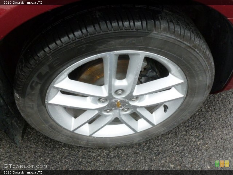 2010 Chevrolet Impala LTZ Wheel and Tire Photo #73010566