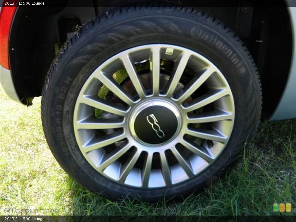 2013 Fiat 500 Lounge Wheel and Tire Photo #73010972