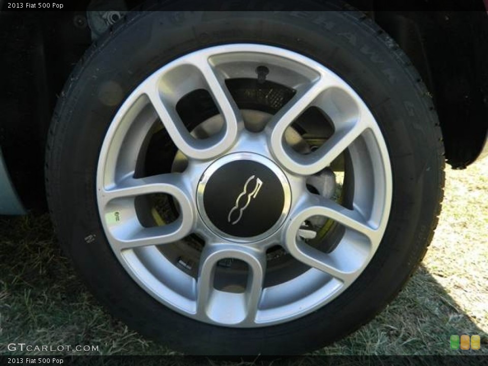 2013 Fiat 500 Pop Wheel and Tire Photo #73012591