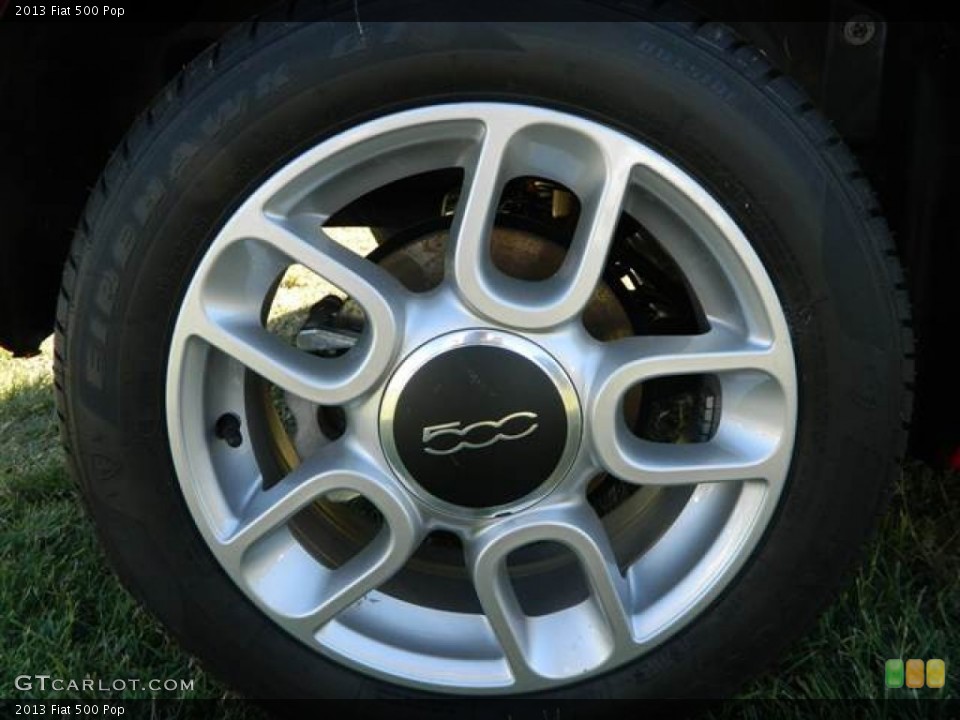 2013 Fiat 500 Pop Wheel and Tire Photo #73013017