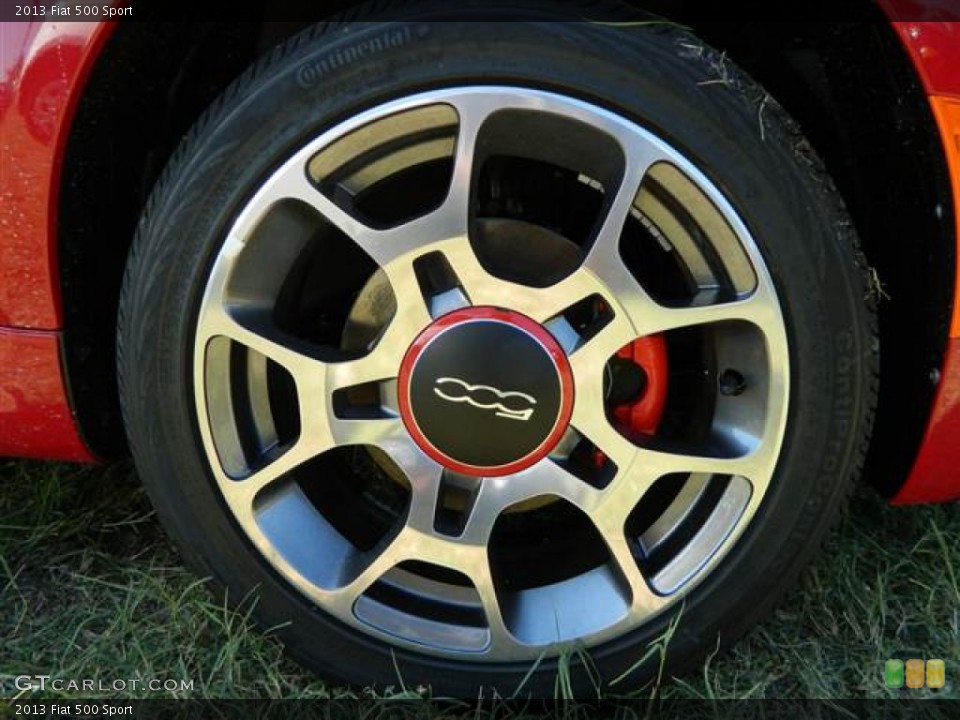 2013 Fiat 500 Sport Wheel and Tire Photo #73014226