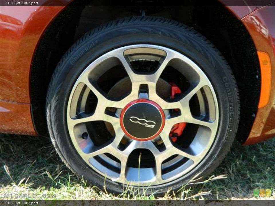 2013 Fiat 500 Sport Wheel and Tire Photo #73014616