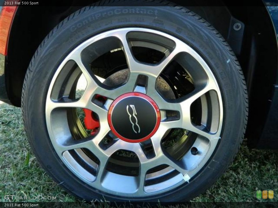 2013 Fiat 500 Sport Wheel and Tire Photo #73014799