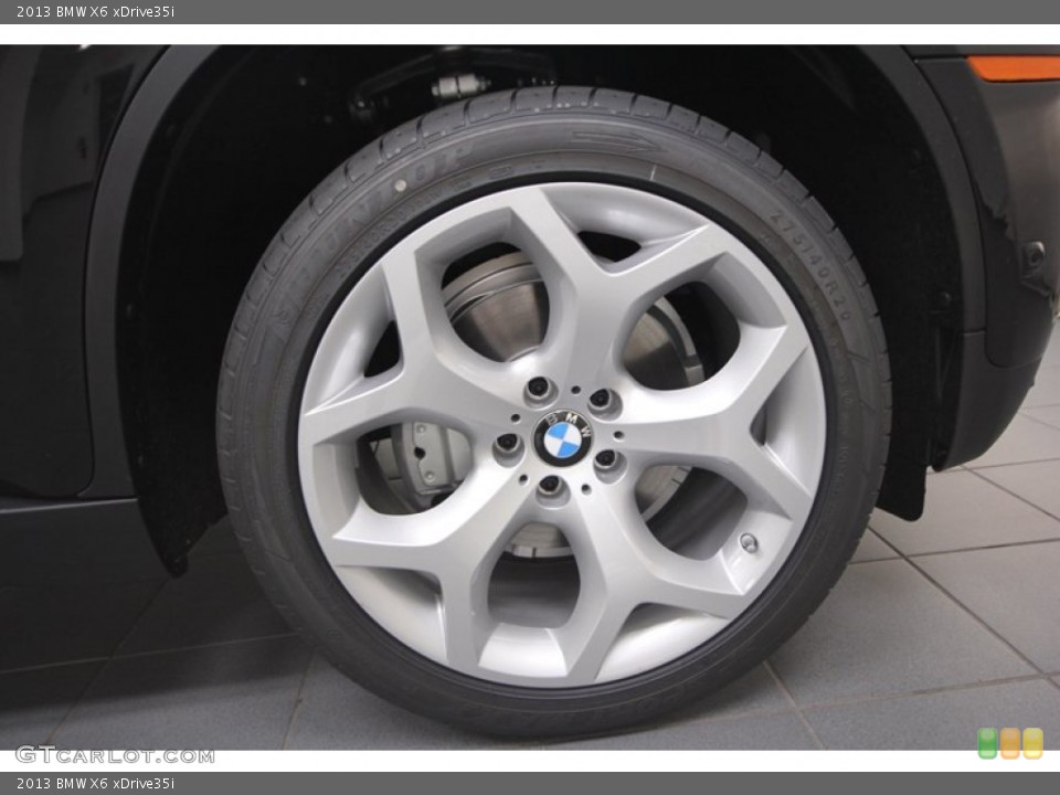 2013 BMW X6 xDrive35i Wheel and Tire Photo #73015807