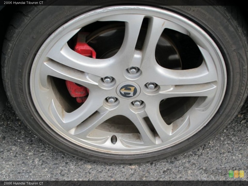 2006 Hyundai Tiburon GT Wheel and Tire Photo #73016002