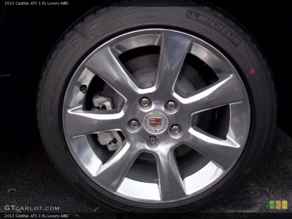 2013 Cadillac ATS 3.6L Luxury AWD Wheel and Tire Photo #73018084