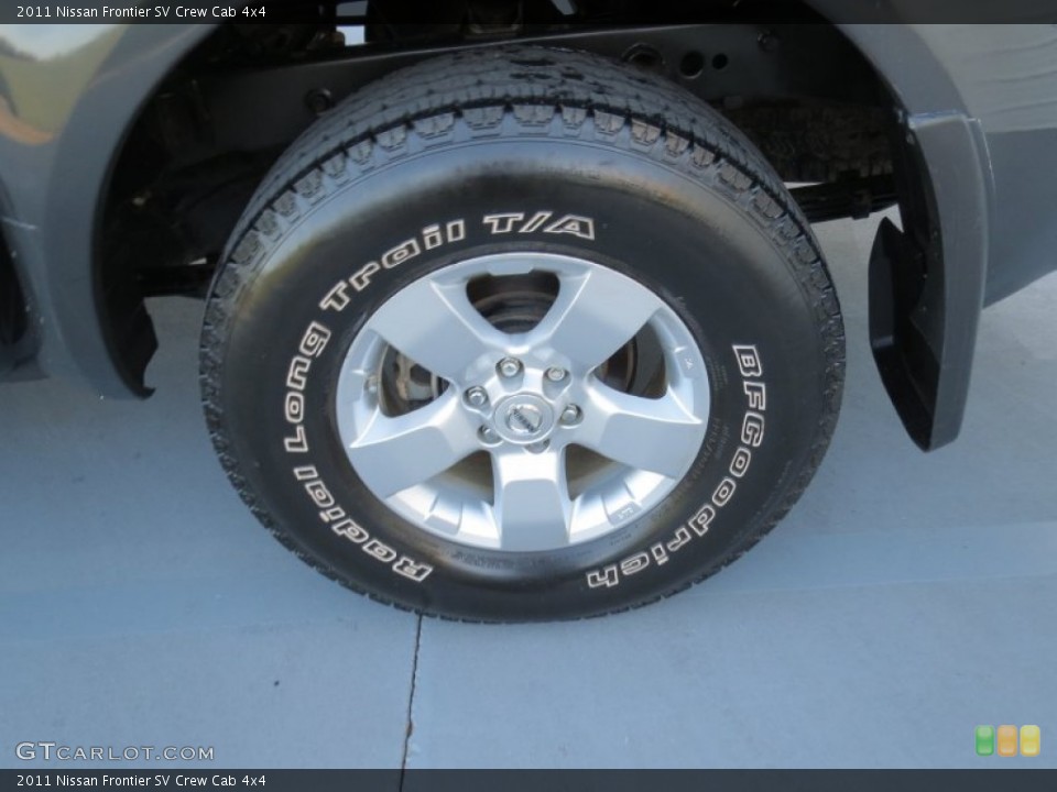 2011 Nissan Frontier SV Crew Cab 4x4 Wheel and Tire Photo #73018114