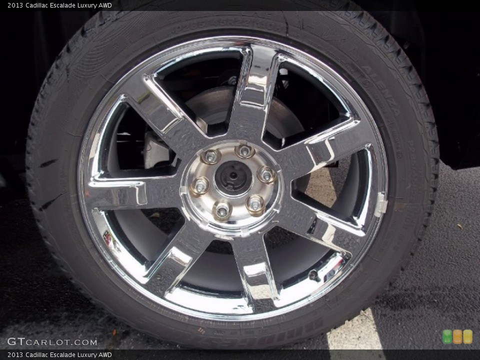 2013 Cadillac Escalade Luxury AWD Wheel and Tire Photo #73018904