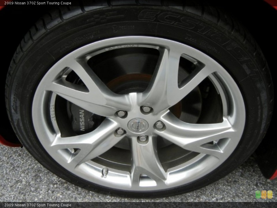 2009 Nissan 370Z Sport Touring Coupe Wheel and Tire Photo #73019152
