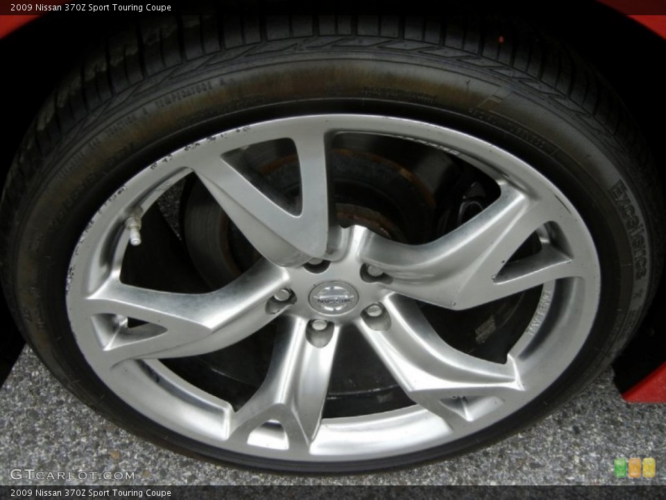 2009 Nissan 370Z Sport Touring Coupe Wheel and Tire Photo #73019199