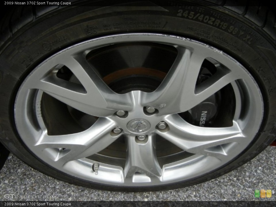 2009 Nissan 370Z Sport Touring Coupe Wheel and Tire Photo #73019220