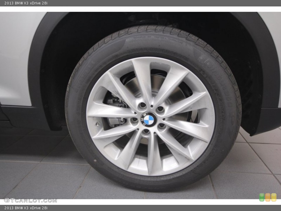 2013 BMW X3 xDrive 28i Wheel and Tire Photo #73023568