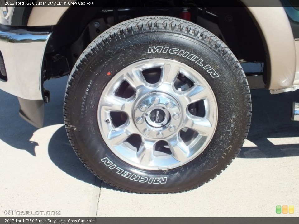 2012 Ford F350 Super Duty Lariat Crew Cab 4x4 Wheel and Tire Photo #73026709