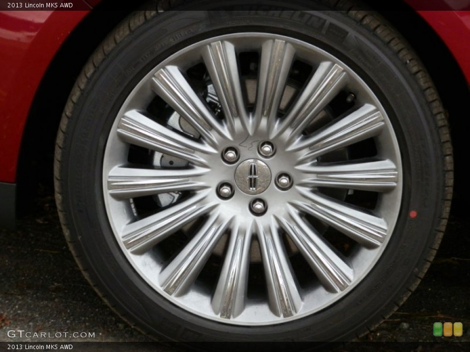 2013 Lincoln MKS AWD Wheel and Tire Photo #73026895